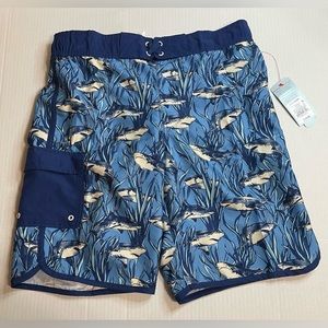 Cat & Jack Boys Swim Trunks Husky Size Large 12/14 NWT